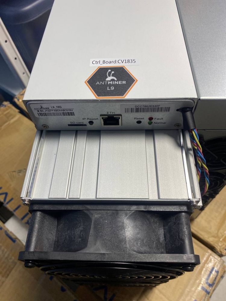Asic Bitmain L9 16g б/у - идеал ( в работе 1 месяц)