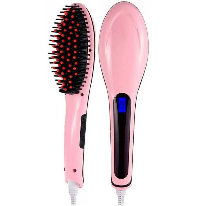 Escova Alisadora de Cabelo 'Fast Hair Straightener' (Usada)
