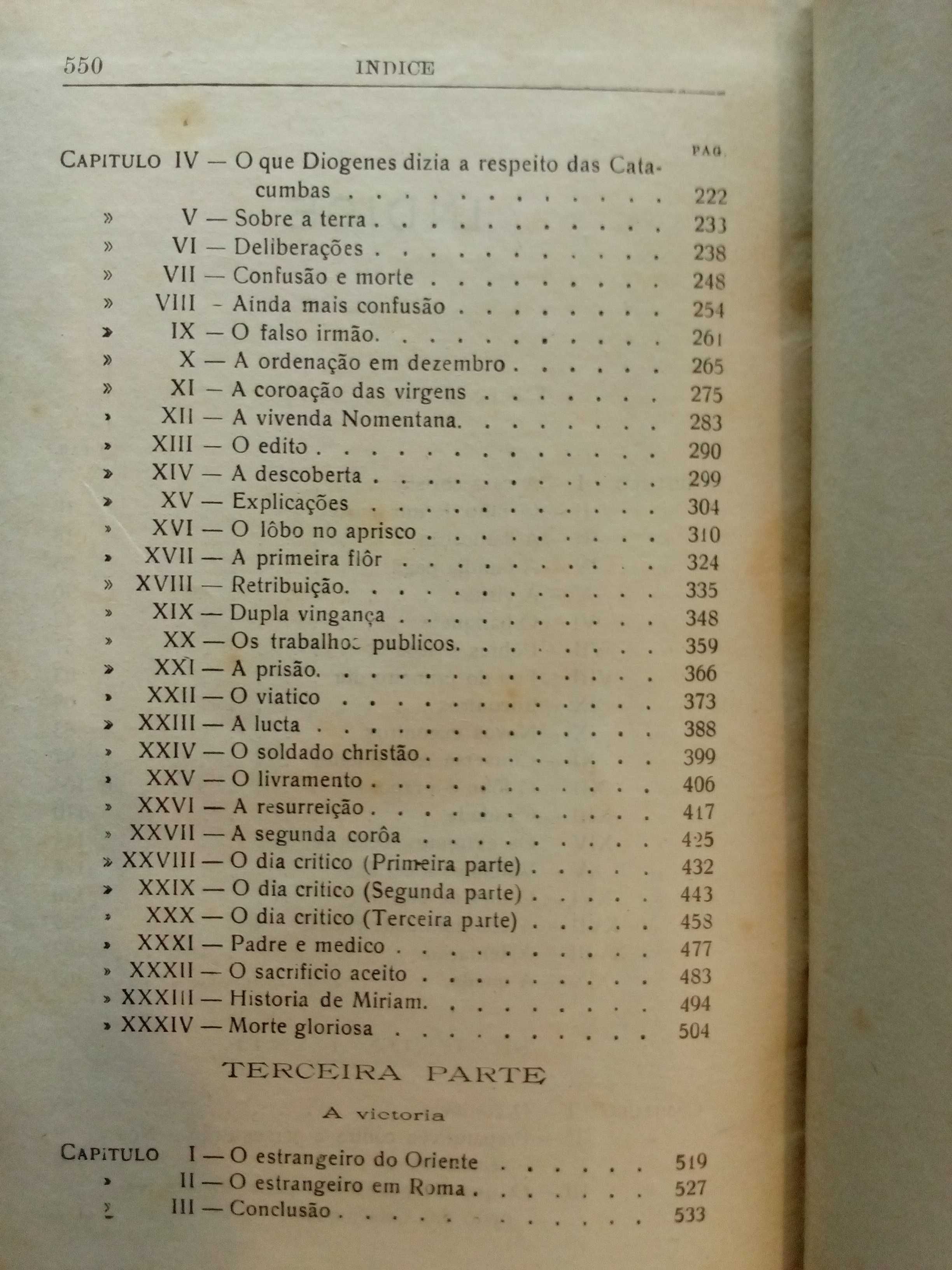 Cardeal Wiseman - Fabíola ou a Egreja das Catacumbas