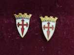 Pin / emblema 2 x GD Sesimbra