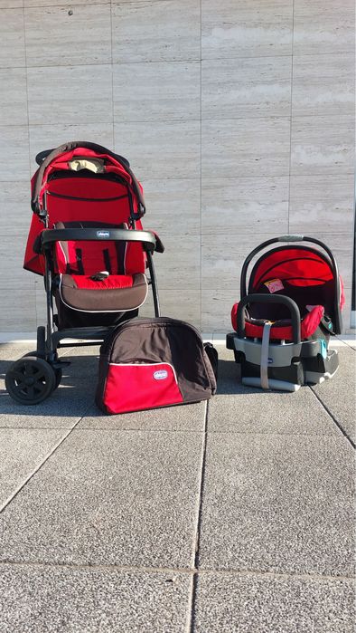 Conjunto completo Chicco: carrinho de passeio + ovo