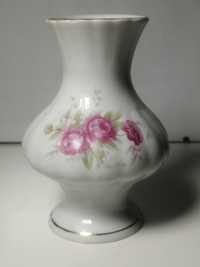 Wazon w kwiatki porcelana PRL