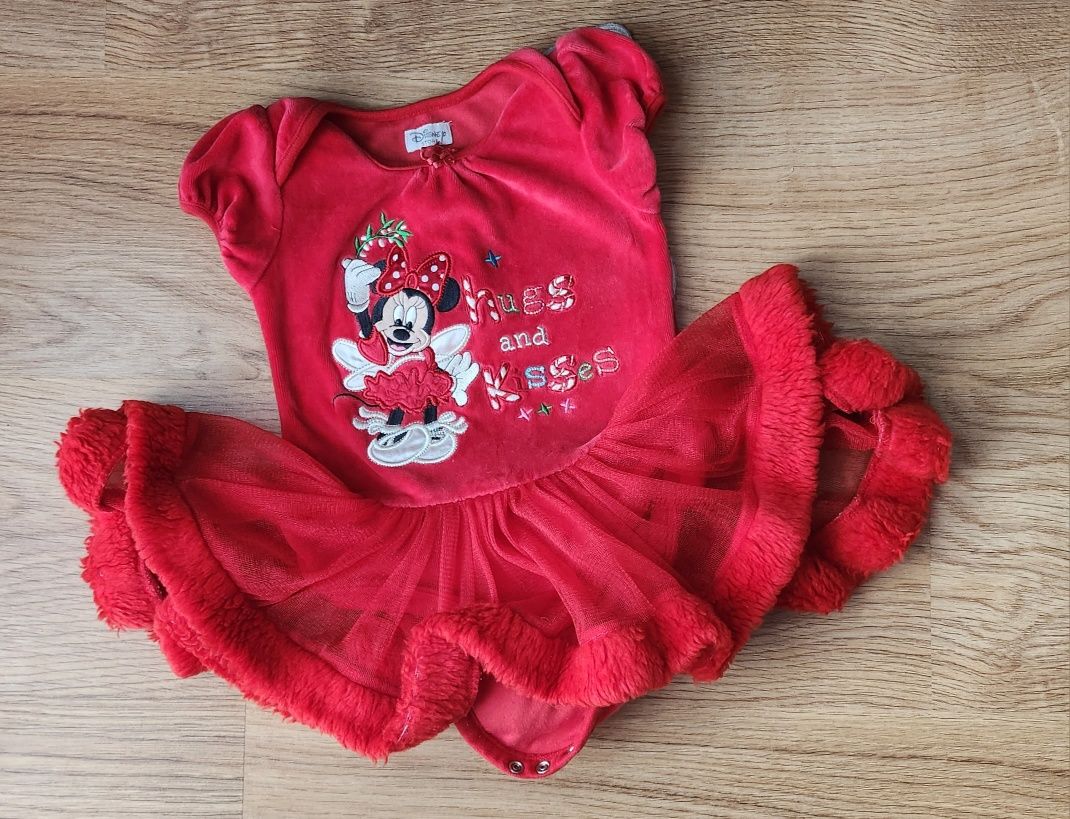 Body ze skrzydłami minnie mouse 12-18 m-c