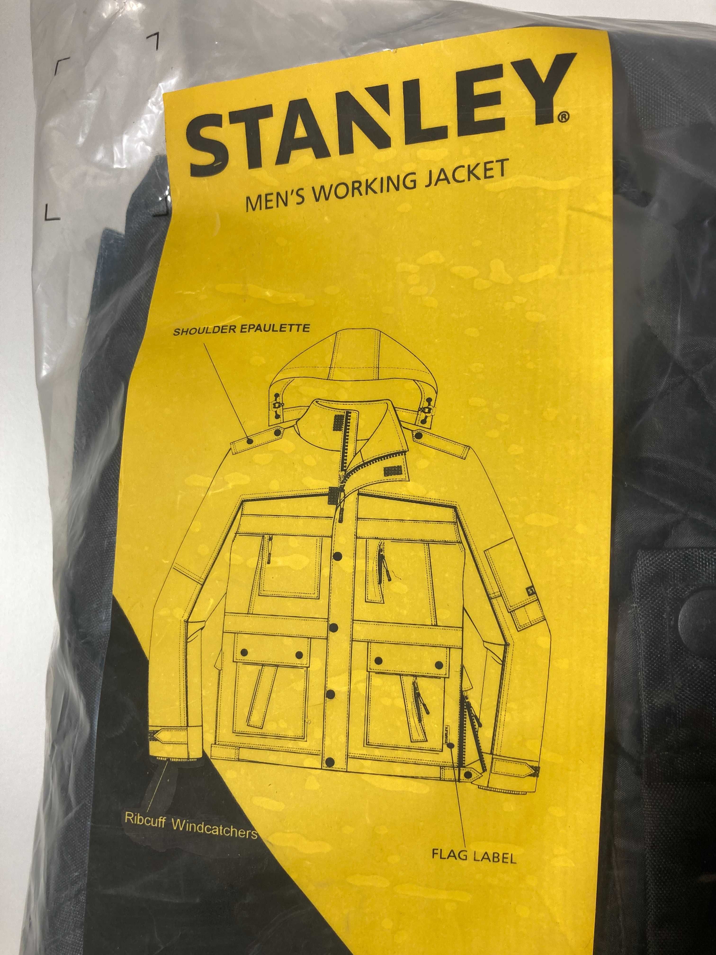 Funkcjonalna kurtka robocza czarna Stanley 4XL