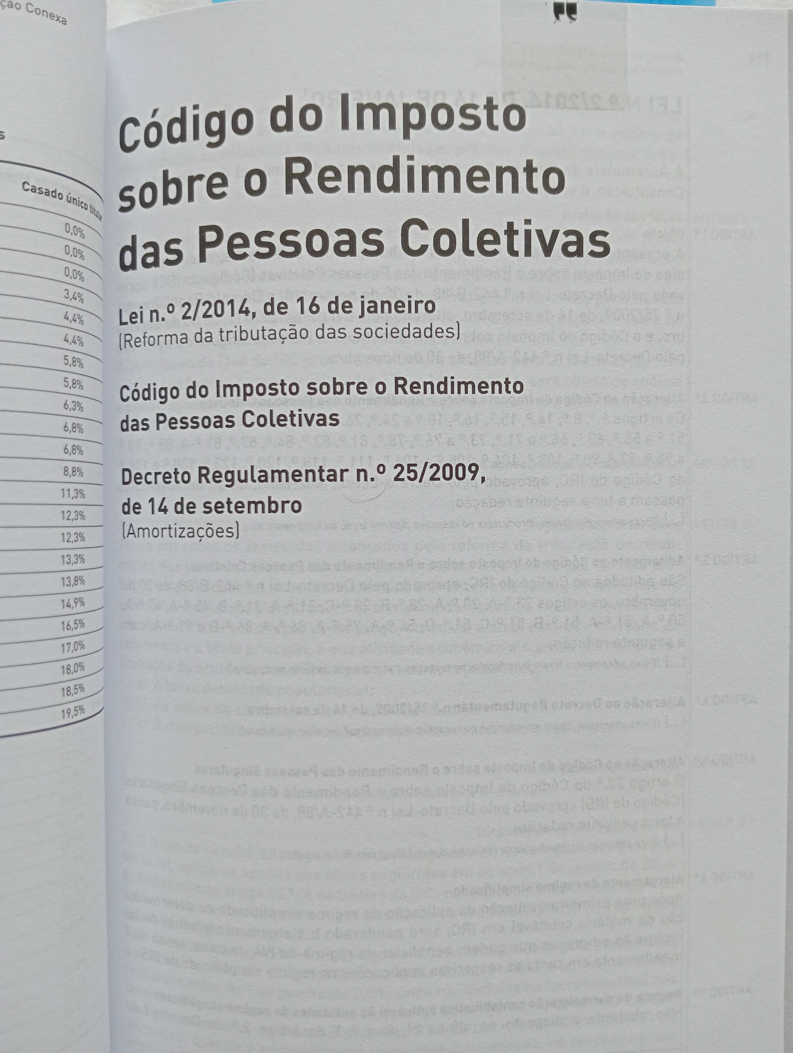Vendo o livro "FISCAL- Códigos Tributários e Legislação Conexa"