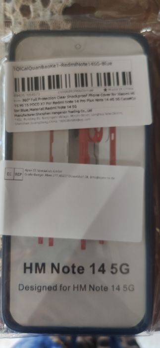 Capa 360° Redmi Note 14 5G