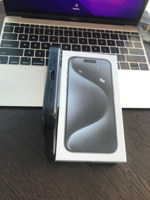 Apple iphone 15 Pro 256Gb Blue Titanium Фіз сім