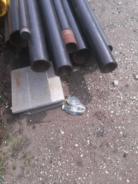 Rura stalowe bez szwu w izolacji izolowane podwójnie PE, dn 150