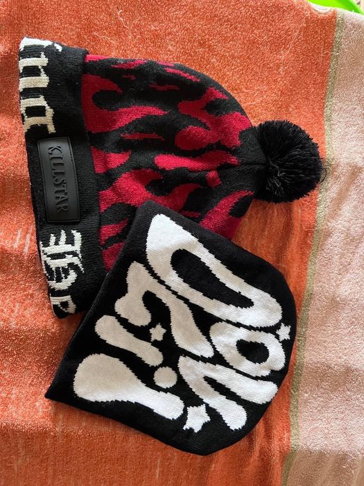 шапки в стиле у2к goth emo punk gothick killstar sk8