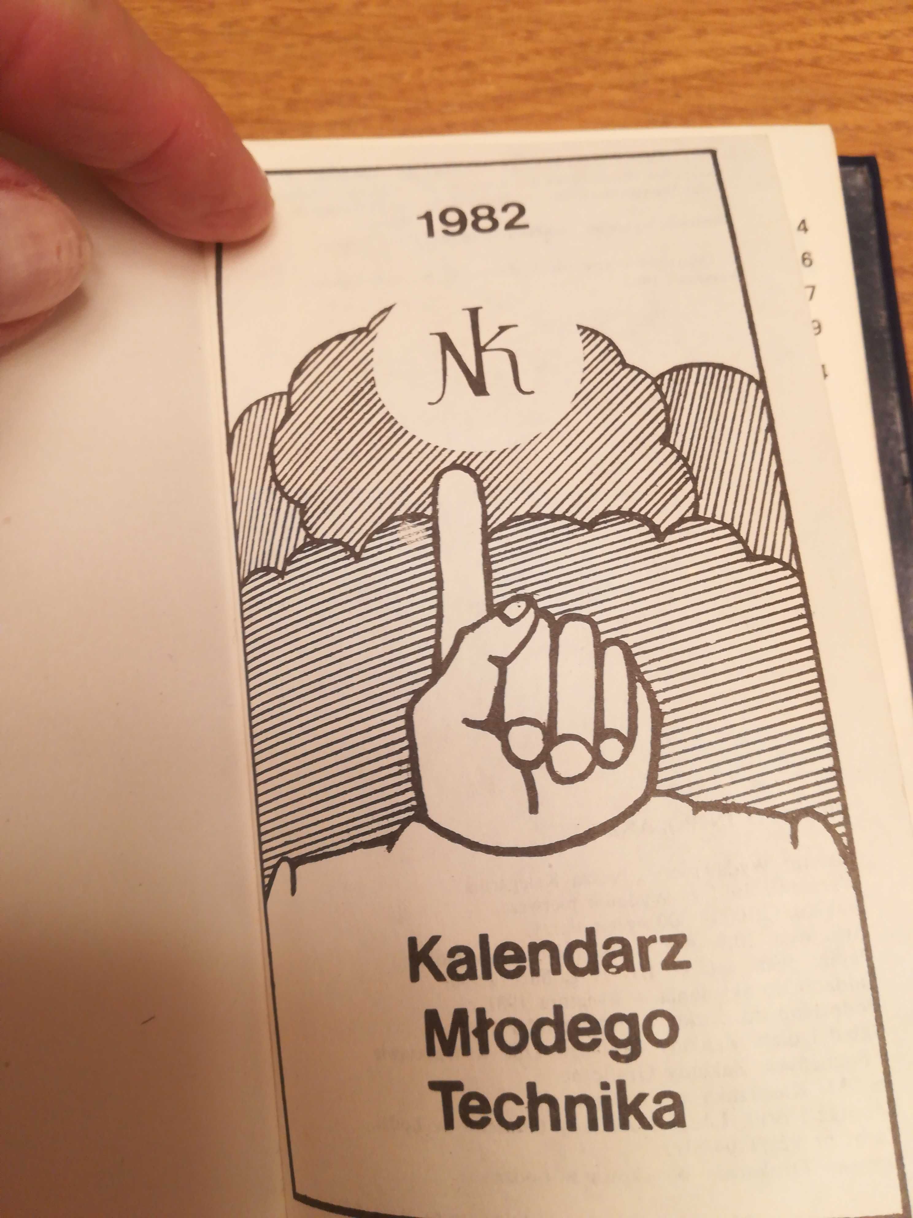 Kalendarz Młodego Technika z 1982r. PRL