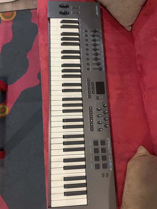 Conjunto Producao - mini mac+Focusrite+uad+Nektar