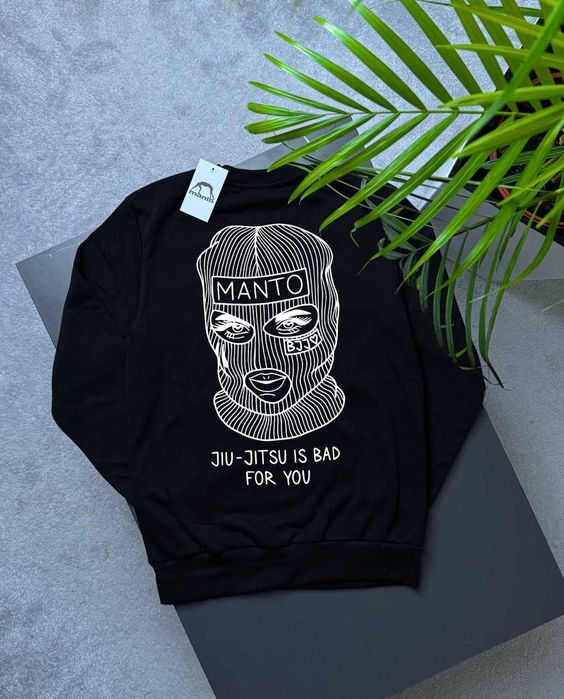 Свитшот MANTO - Jiu Jitsu ‣ Кофта • Зип кофта • XS S M L XL ‣ МАНТО