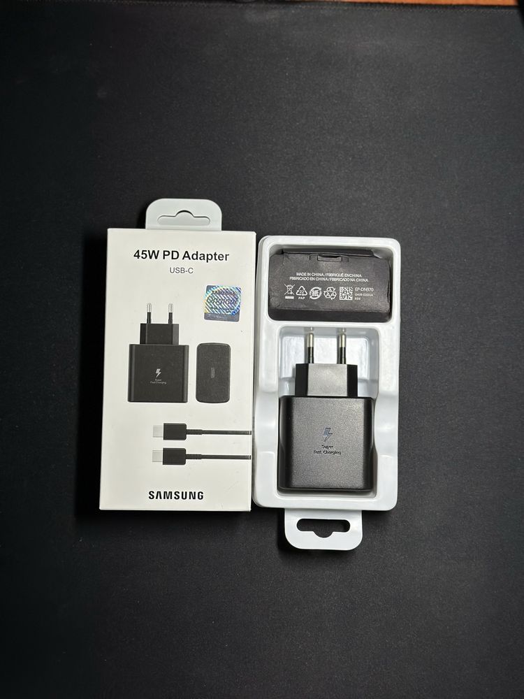 Super Szybka Ładowarka Samsung 45W + Kabel 1m USB/C.