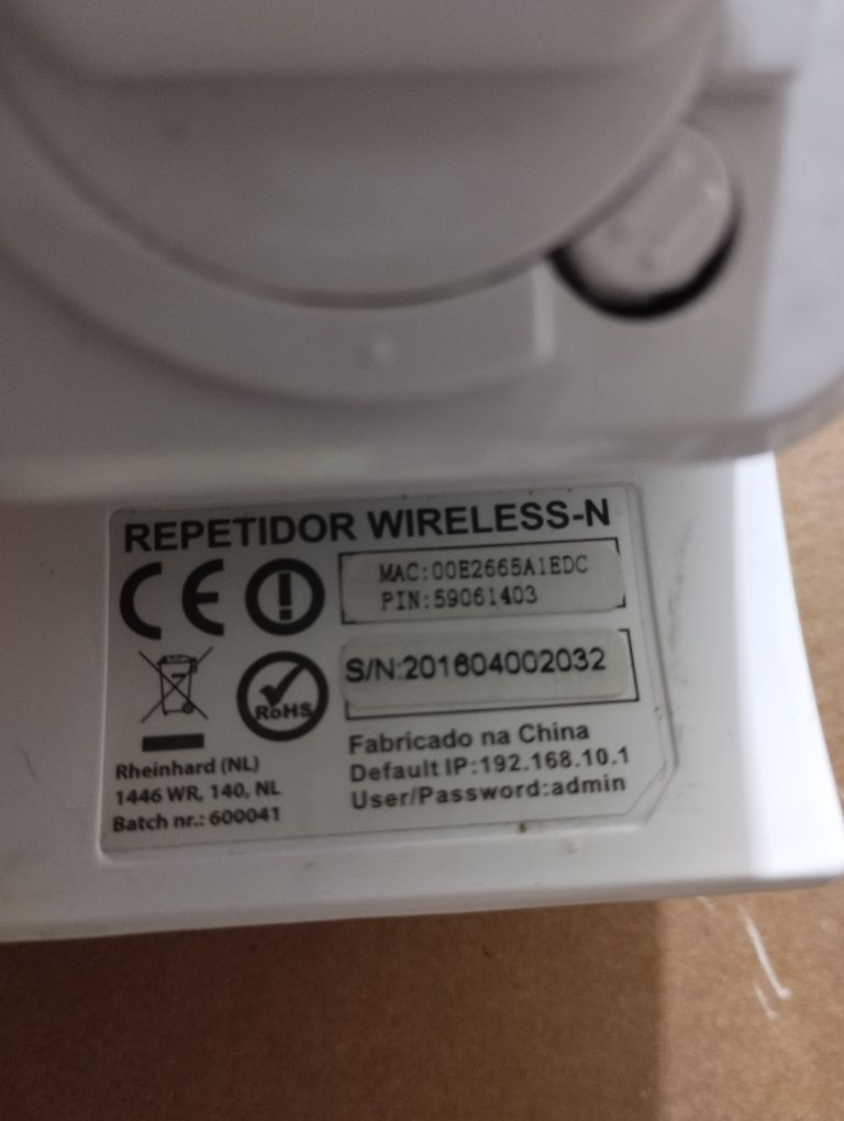 Repetidor de wifi wireless-N