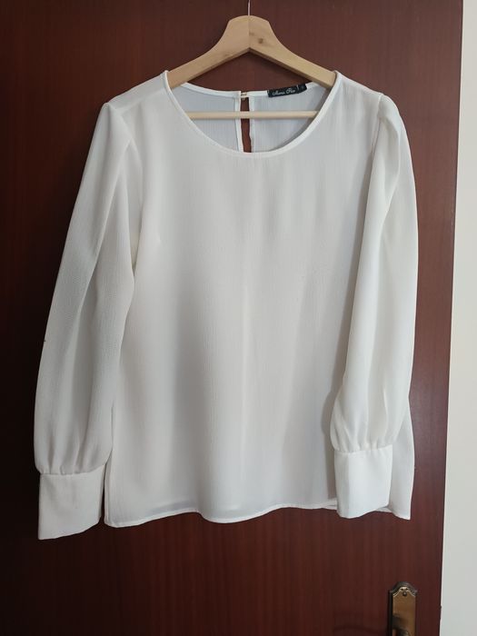 Camisola manga longa com punho delicado