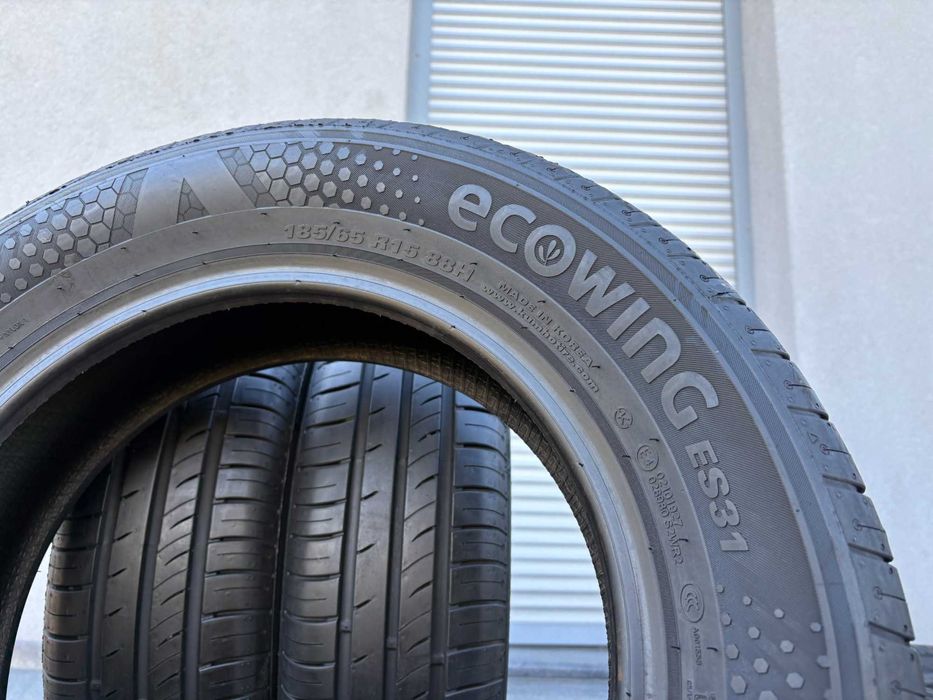 4szt letnie 185/65R15 Kumho 7,5mm 100% bieżnika 2023r L416 gwarancja