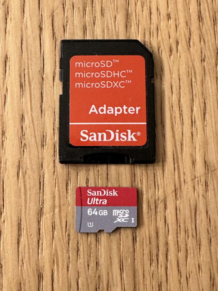 Karta pamieci Sandisk microSD 64GB Ultra U1 XC1