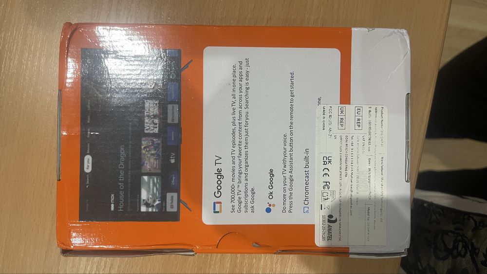 Приставка TV BOX, Android TV, Android 14, 8/128 GB