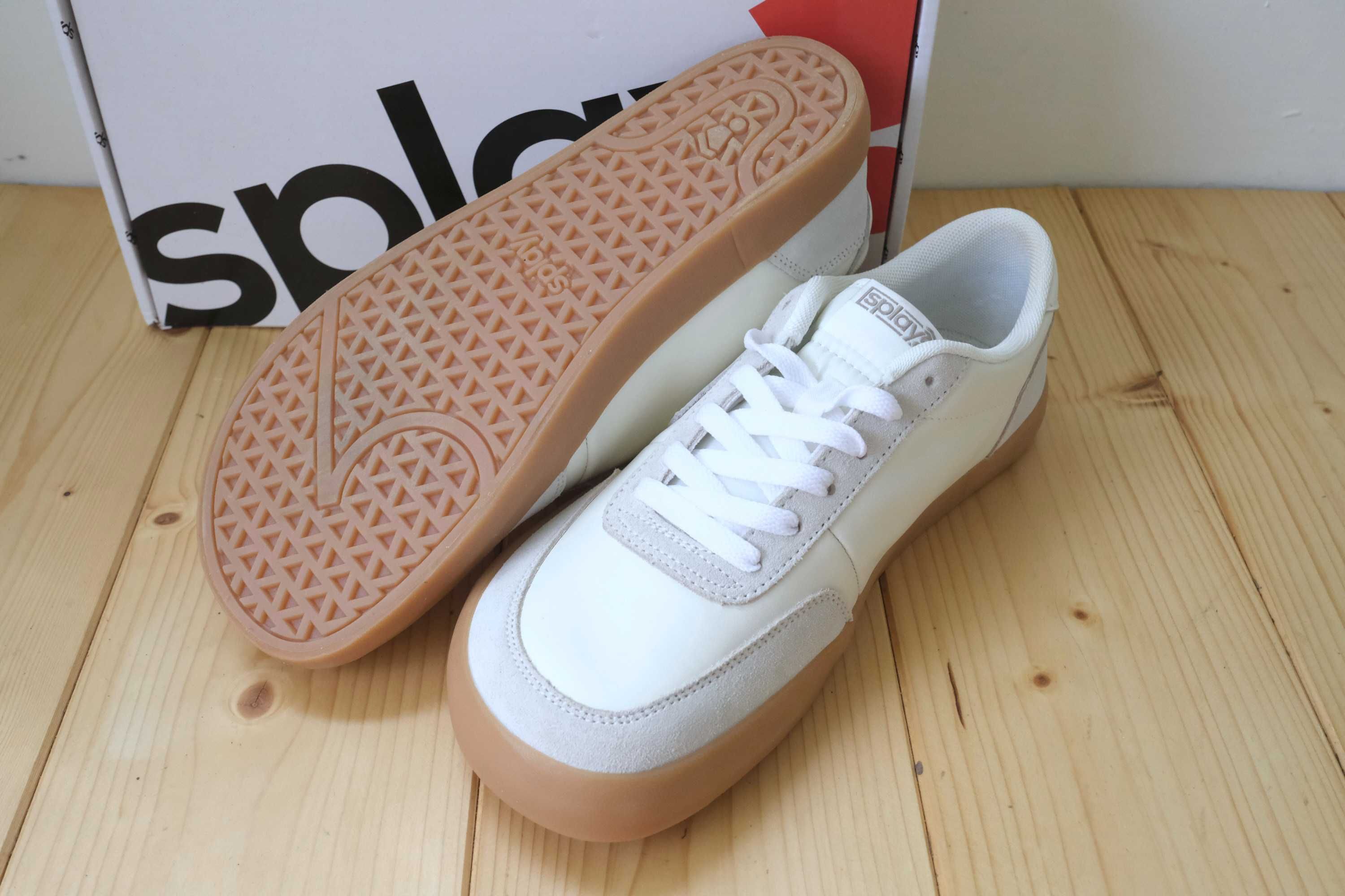 sapatos branca splay barefoot skate shoe size 42