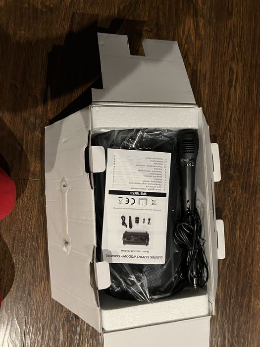 Zestaw karaoke glosniki milrofon GŁOŚNIK BEZPRZEWODOWY