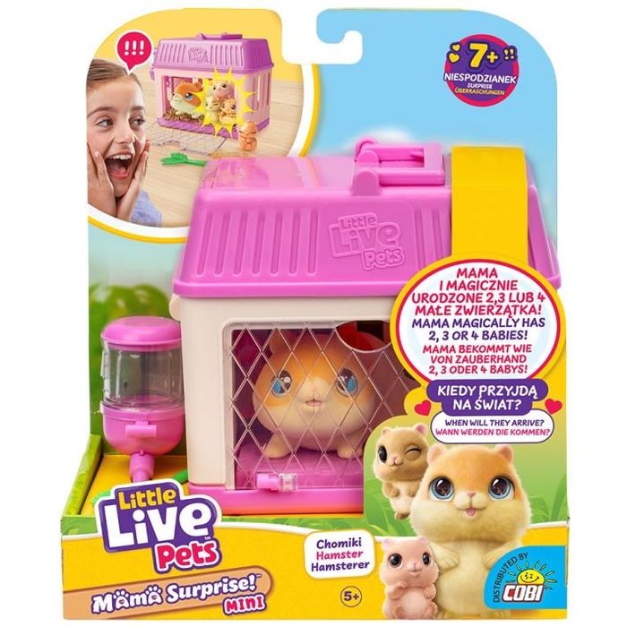 Nowy CHOMIK Little Live Pets Mama Surprise Oryginał COBI 26626