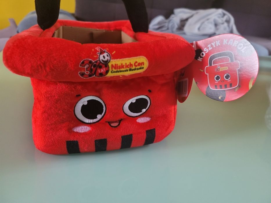 Koszyk maskotka nowa biedronka
