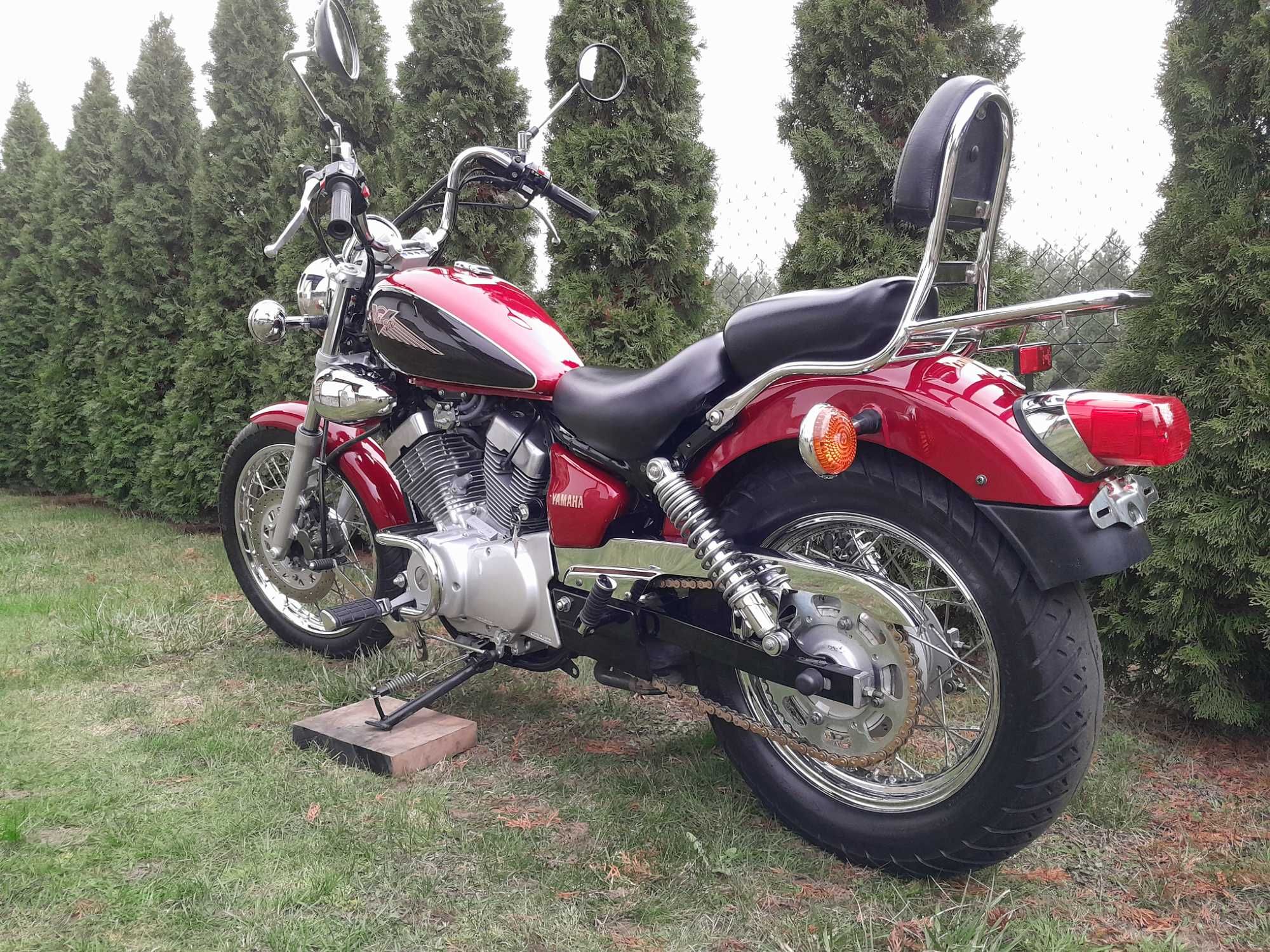 Yamaha Virago XV 125 przebieg  13 tyś. nowy olej, akumulator, z Niemic