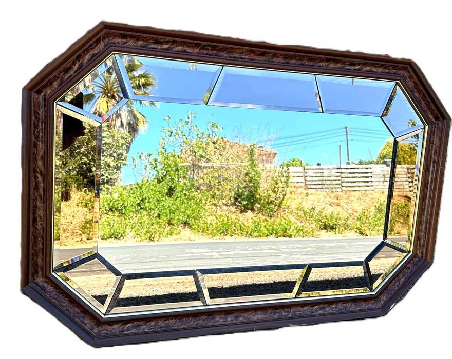 espelhos antigos (anos 70) para suspensão em parede