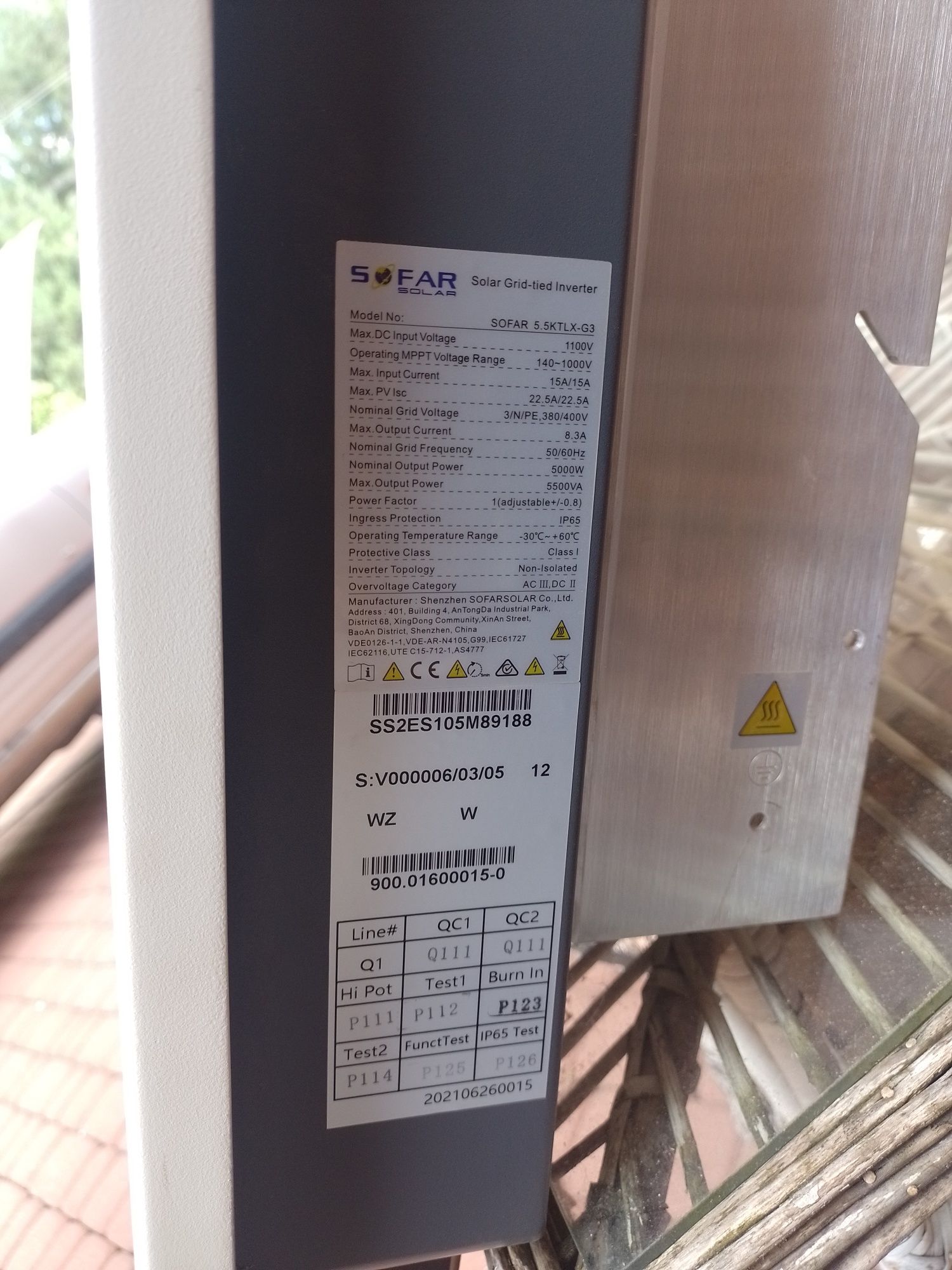 Falownik Sofar solar