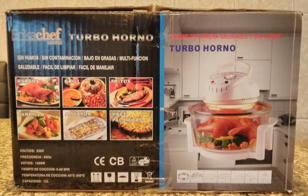 Forno Turbo Sistema 100% Halogéneo