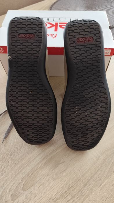 Szare półbuty Rieker