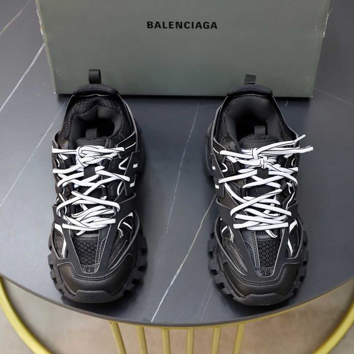 кроссовки balenciaga track мужские брендовые женские черные