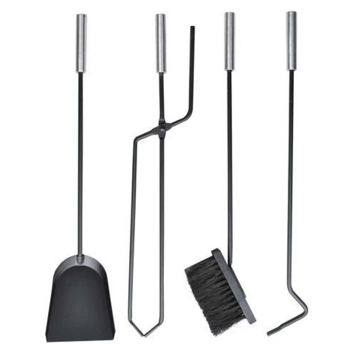Набір аксесуарів для каміна Kaminer 5 в 1 кочерга совок мітла щипці
