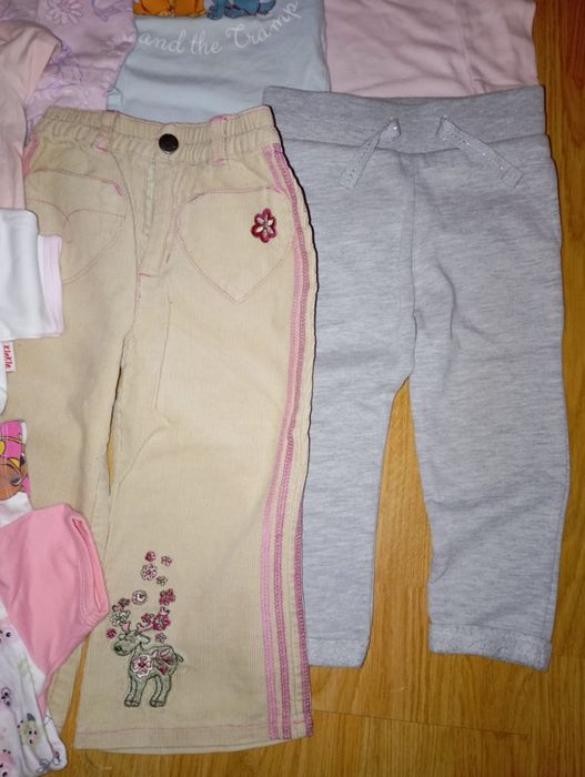Body długi rękaw krótki spodnie r 86