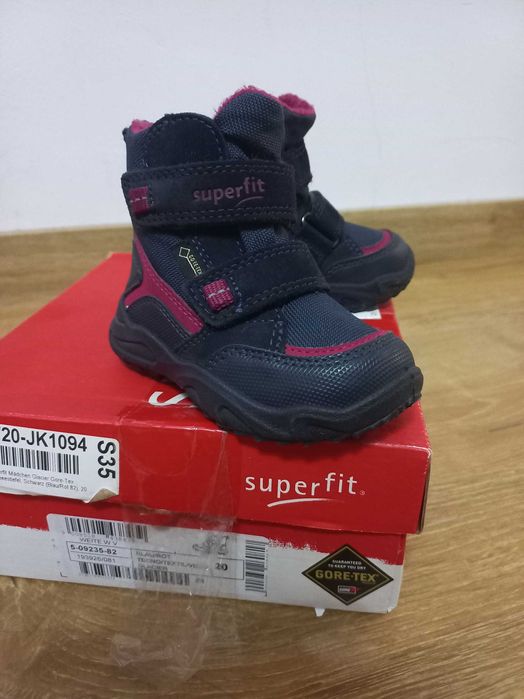 Buty zimowe superfit r. 20 dł. Wkładki 13.2.