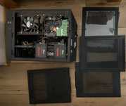Komputer Intel i7  z dwoma monitorami