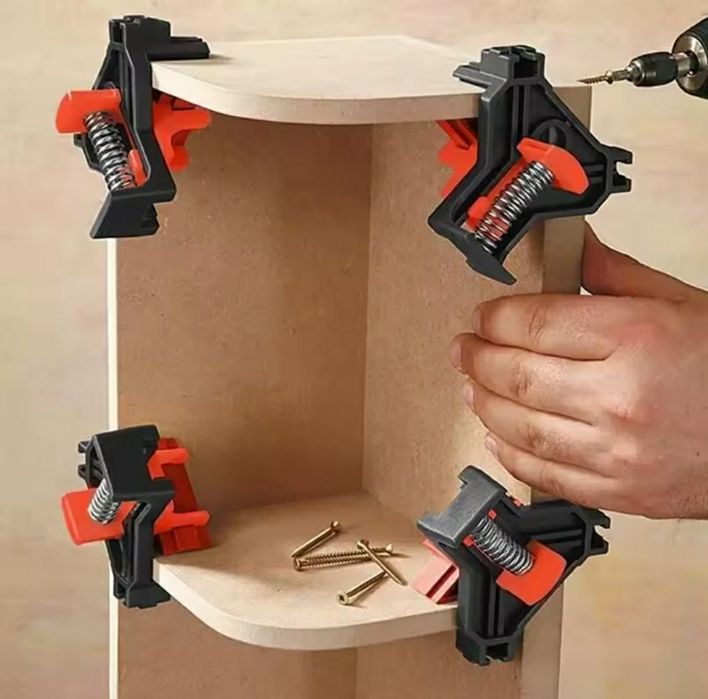 Угловой фиксатор держатель 90° рамки дсп дерева