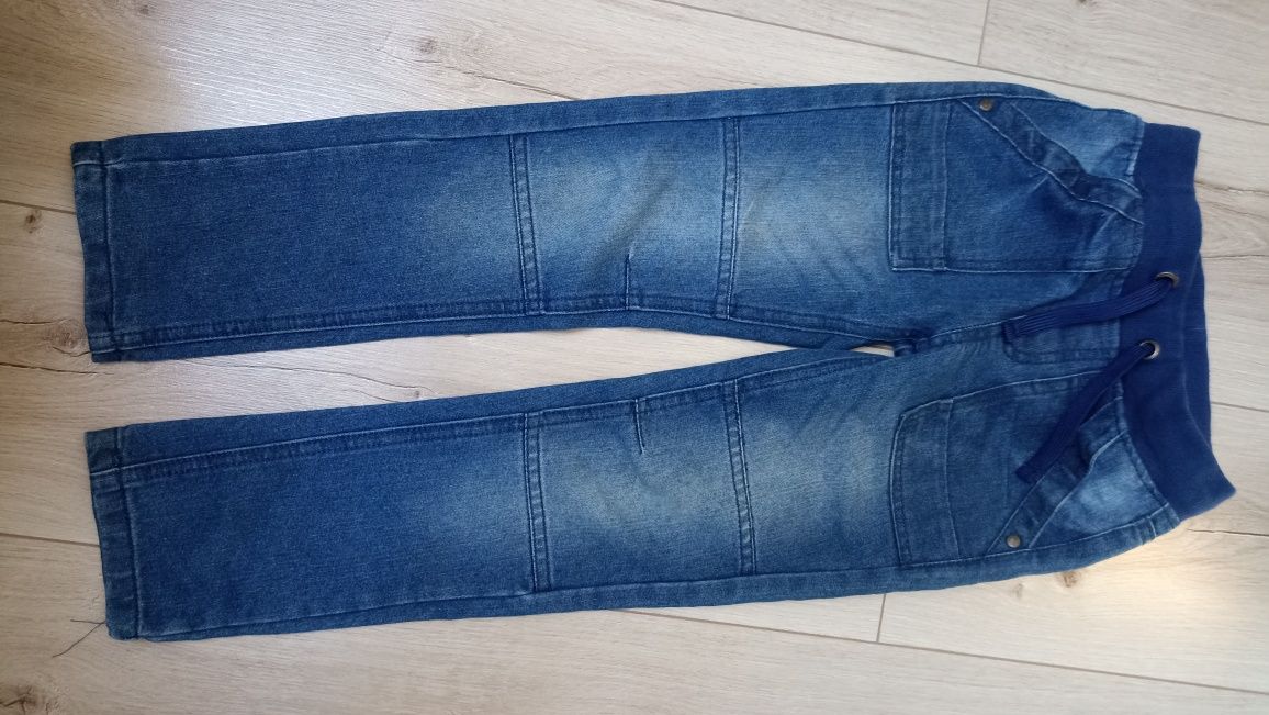 Jeansy spodnie r 116