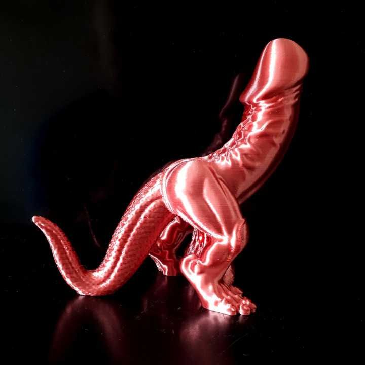 Dinossauro Bípede Peculiar 3D | Presente Divertido Adulto