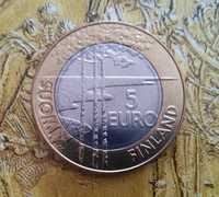 51023#Finlândia 5 euro 2003 Comemorativa Hóquei do Gelo