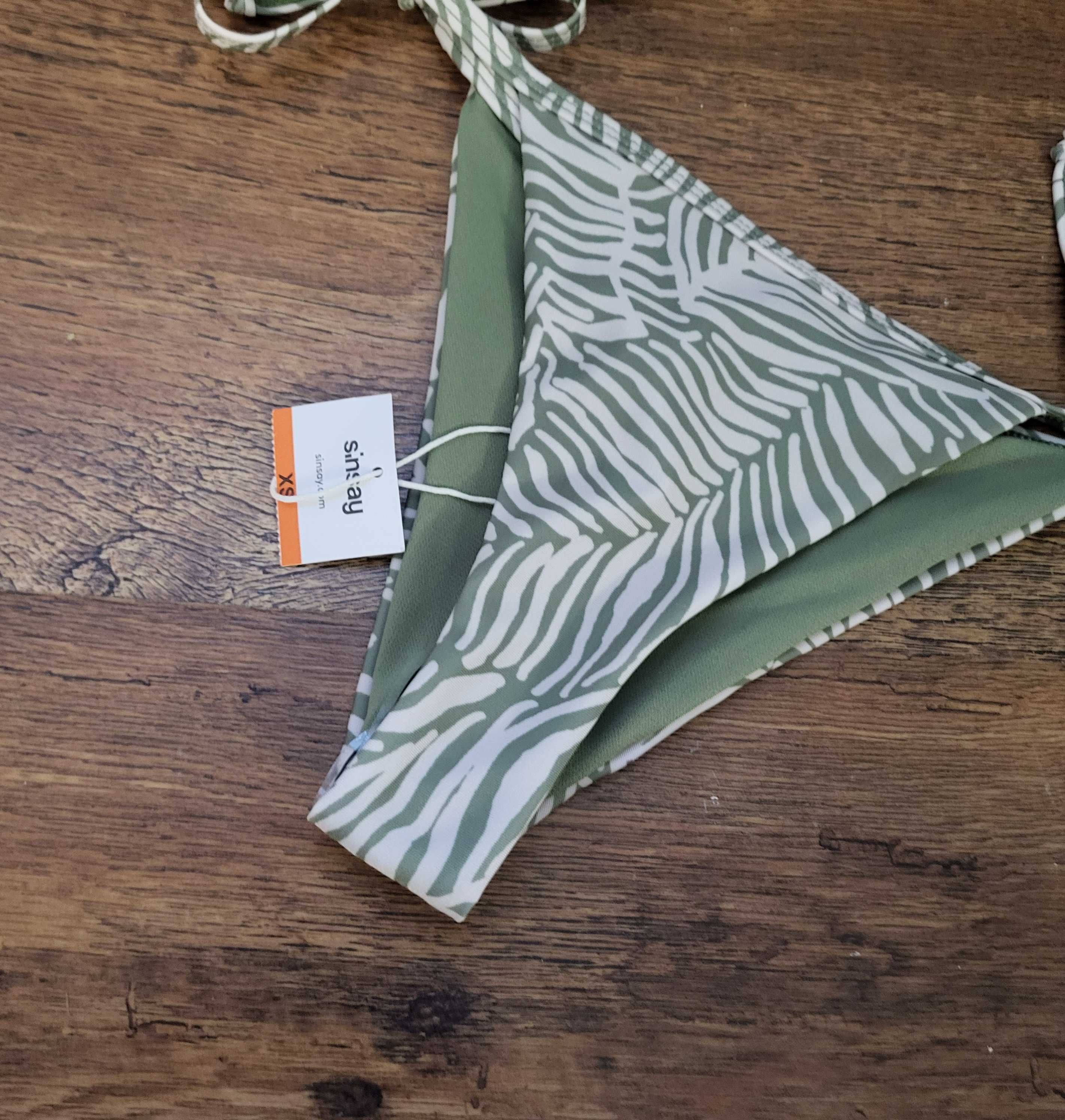 Nowe zielone majtki od bikini dół bikini damski XS 36