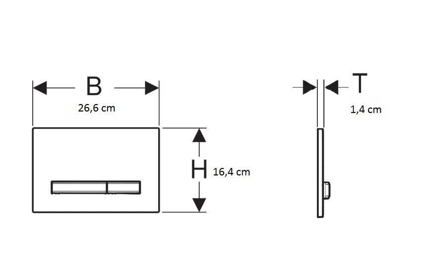 Geberit Sigma50 Przycisk WC imitacja betonu/czarny chrom 115671JV2