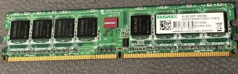Pamięć RAM kość RAM DDR2 512 MB