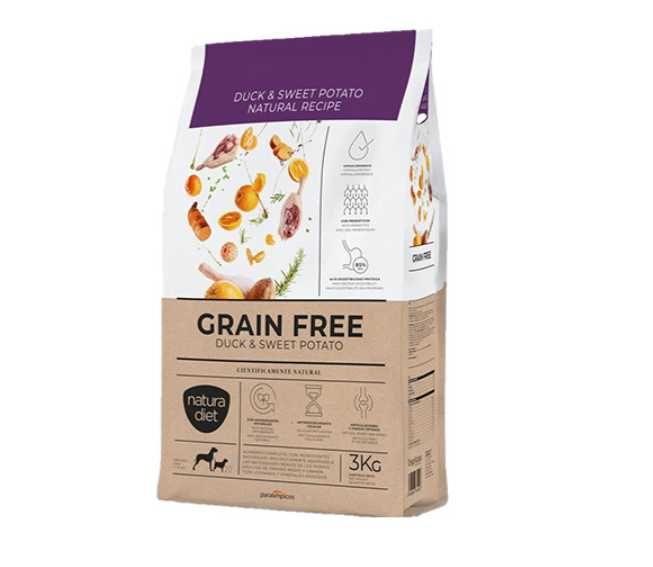 Ração para cães super premium e sem cereais - Linha Natura Diet