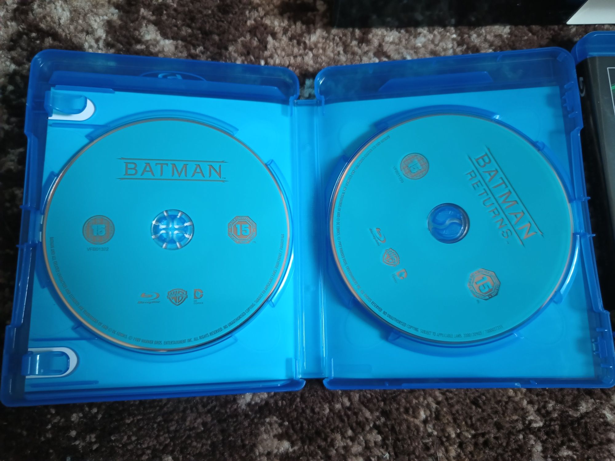 Batman BD anthology 1989-1997 blu ray video бетмен бд англійською