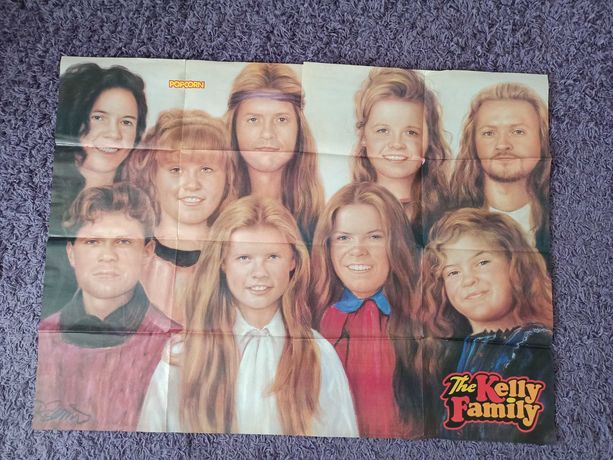 Plakat XXL lata 90 The Kelly Family
