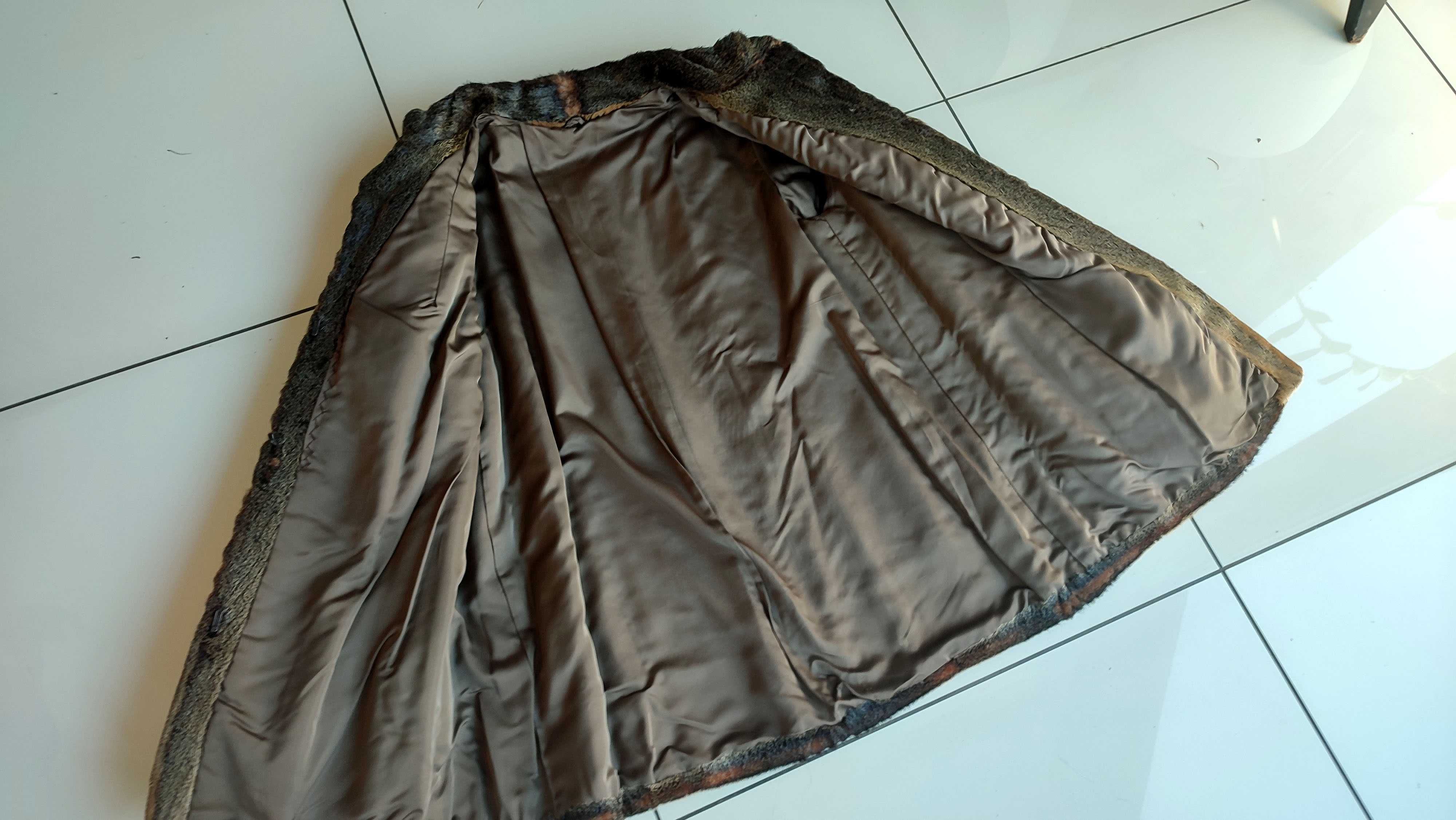 Futro z norek jak nowe M L XL prezent z niemiec brązowe czekoladowe