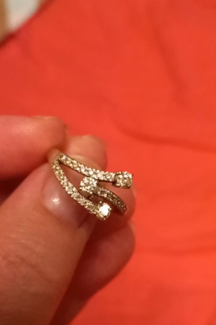 Кольцо с бриллиантами 585