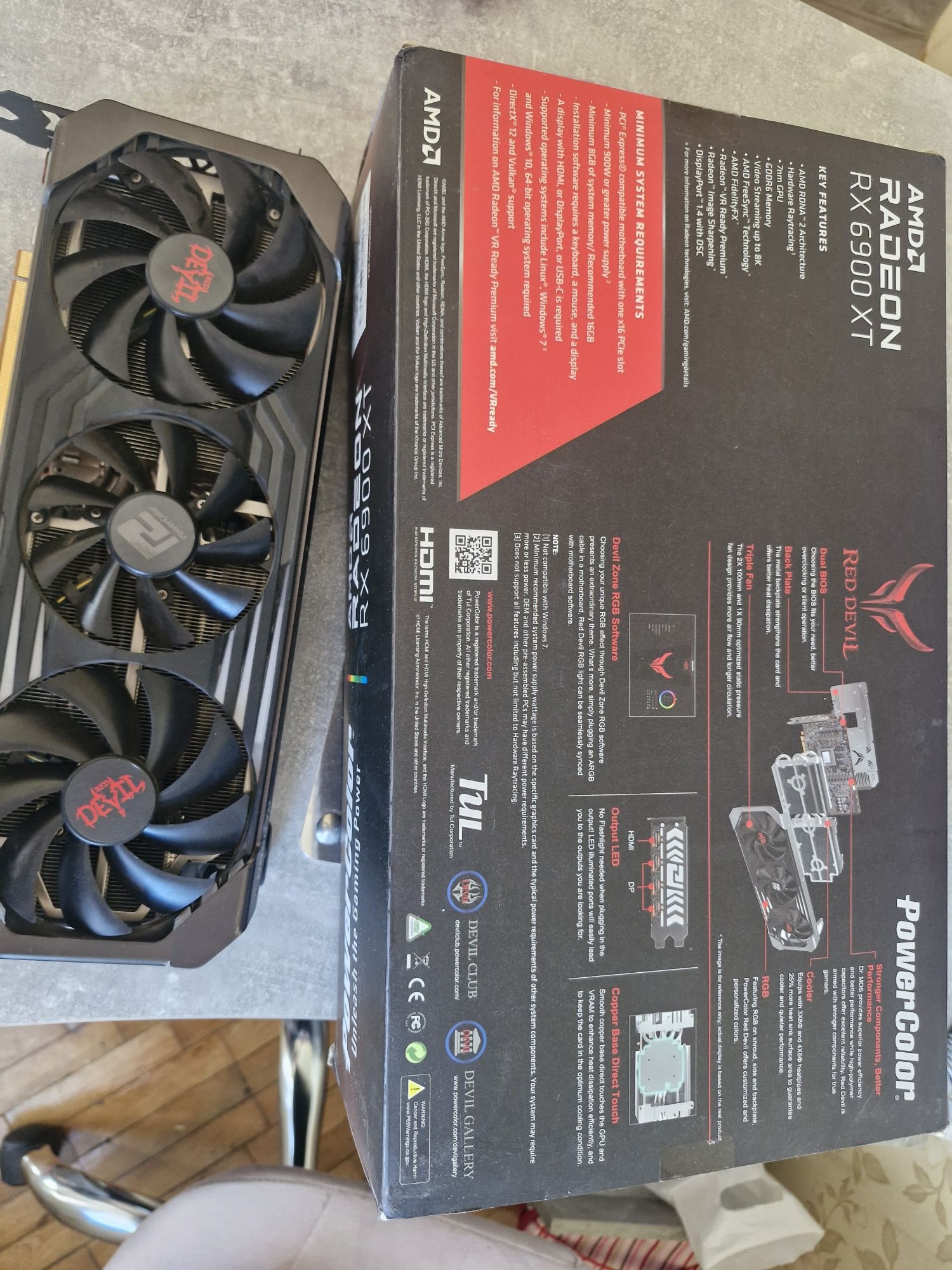 PowerColor RED DEVIL RX6900XT 16Gb видеокарта