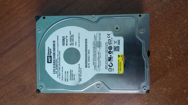 Жорсткий диск HDD на 250Gb Western Digital
